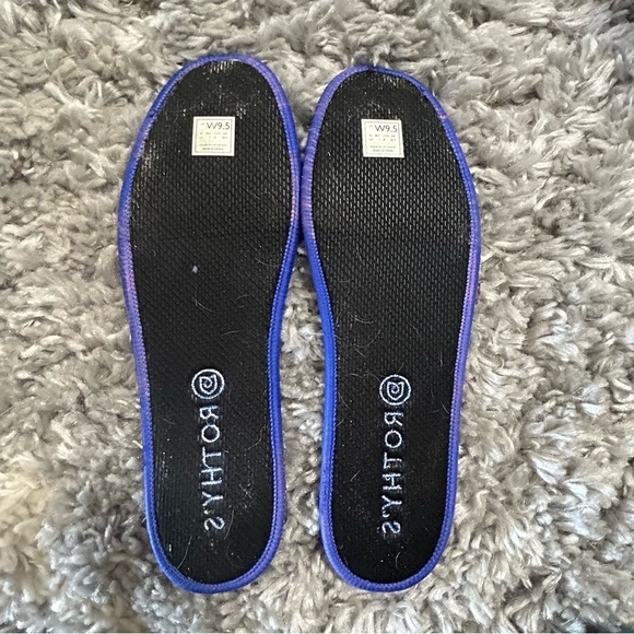 Rothy's The Chelsea Berry Lattice Knit High Top Sneaker‎ Ankle Boots Size 9.5 - Picture 7 of 10